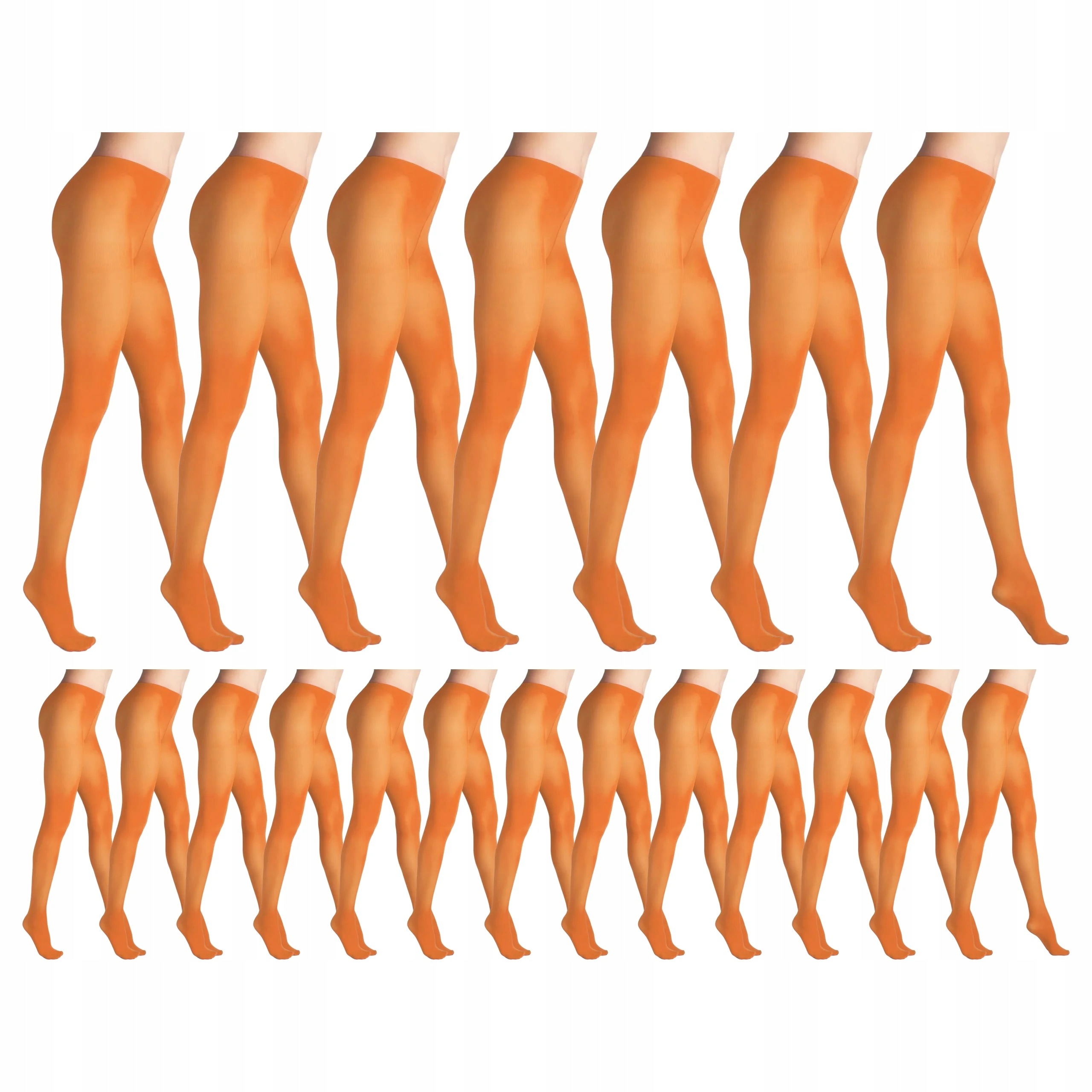 20 x Punčocháče 40 den matné bez kalhotek Tonic Marilyn 4-L Pumpkin