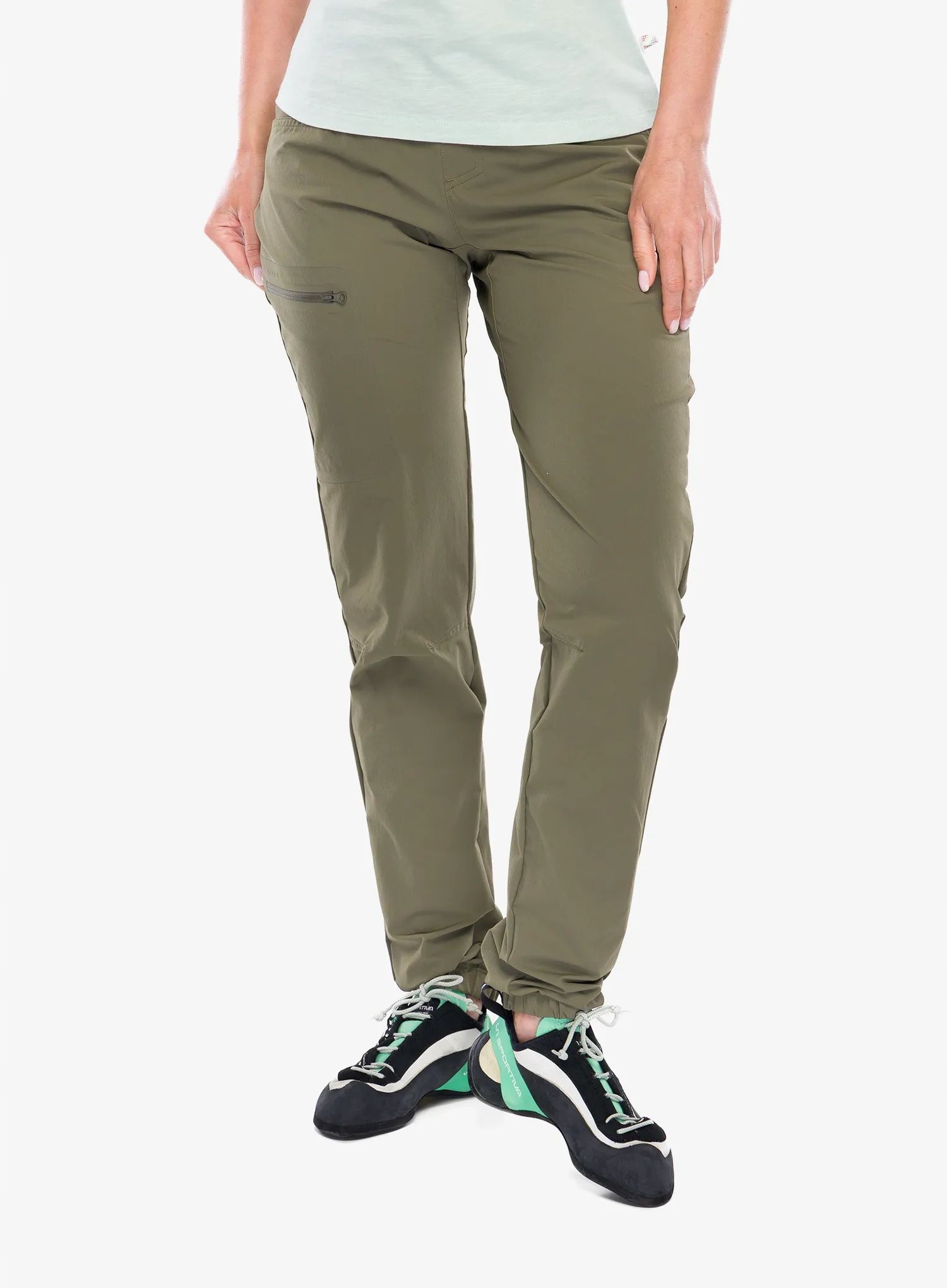 Dámské lezecké kalhoty Edelrid Radar Pants II alga green Xs