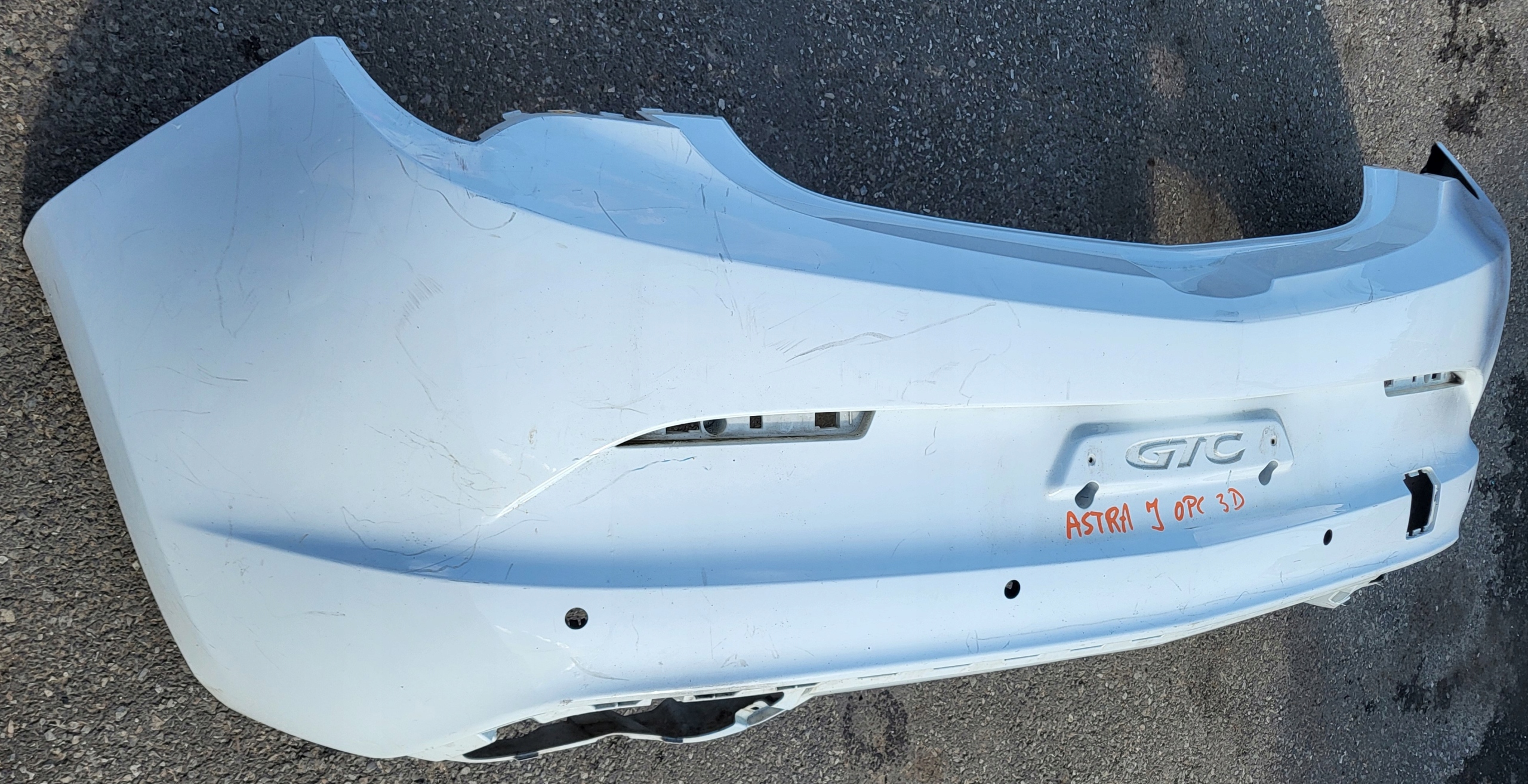 bumper rear rear part OPEL ASTRA IV J GTC OPC 3D OE
