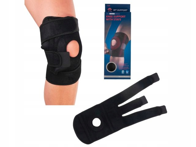 ROZPINANY STABILIZATOR KOLANA z SZYNAMI bocznymi