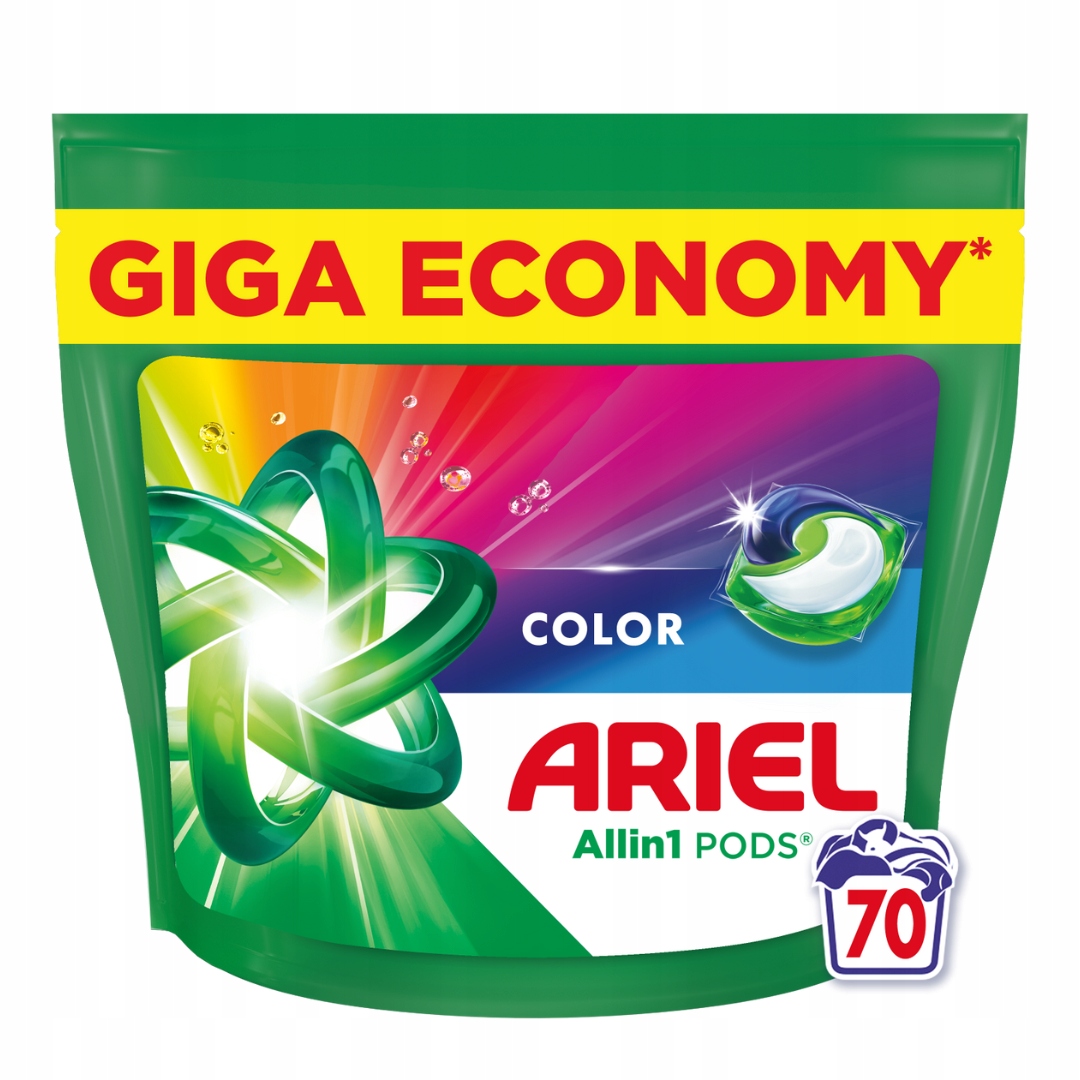 Ariel Allin1 Pods Color Kapsułki do prania kolorowych tkanin, 70 prań