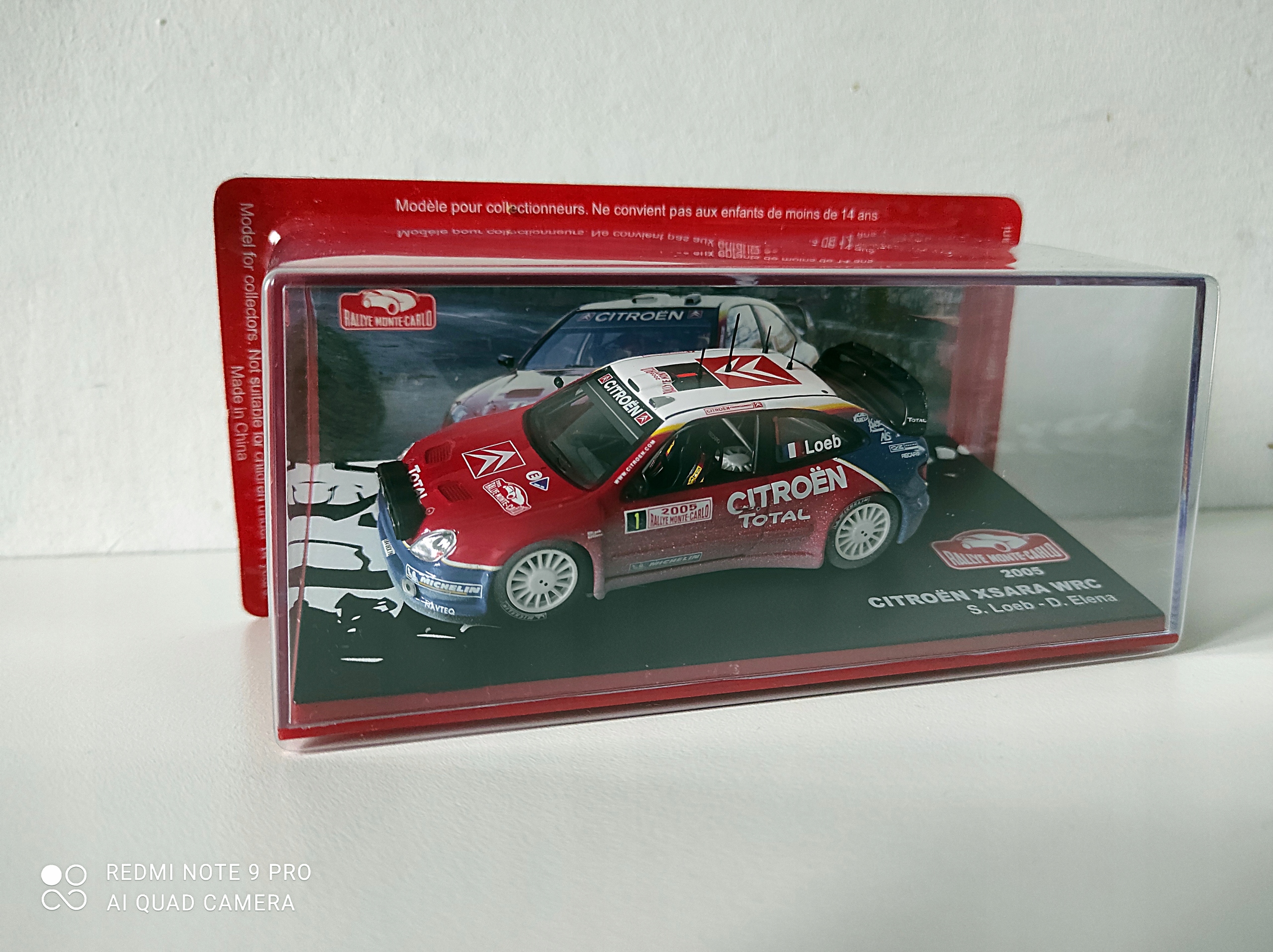 Citroen Xsara Wrc snow Monte Carlo 2005 Loeb-Elena 1:43