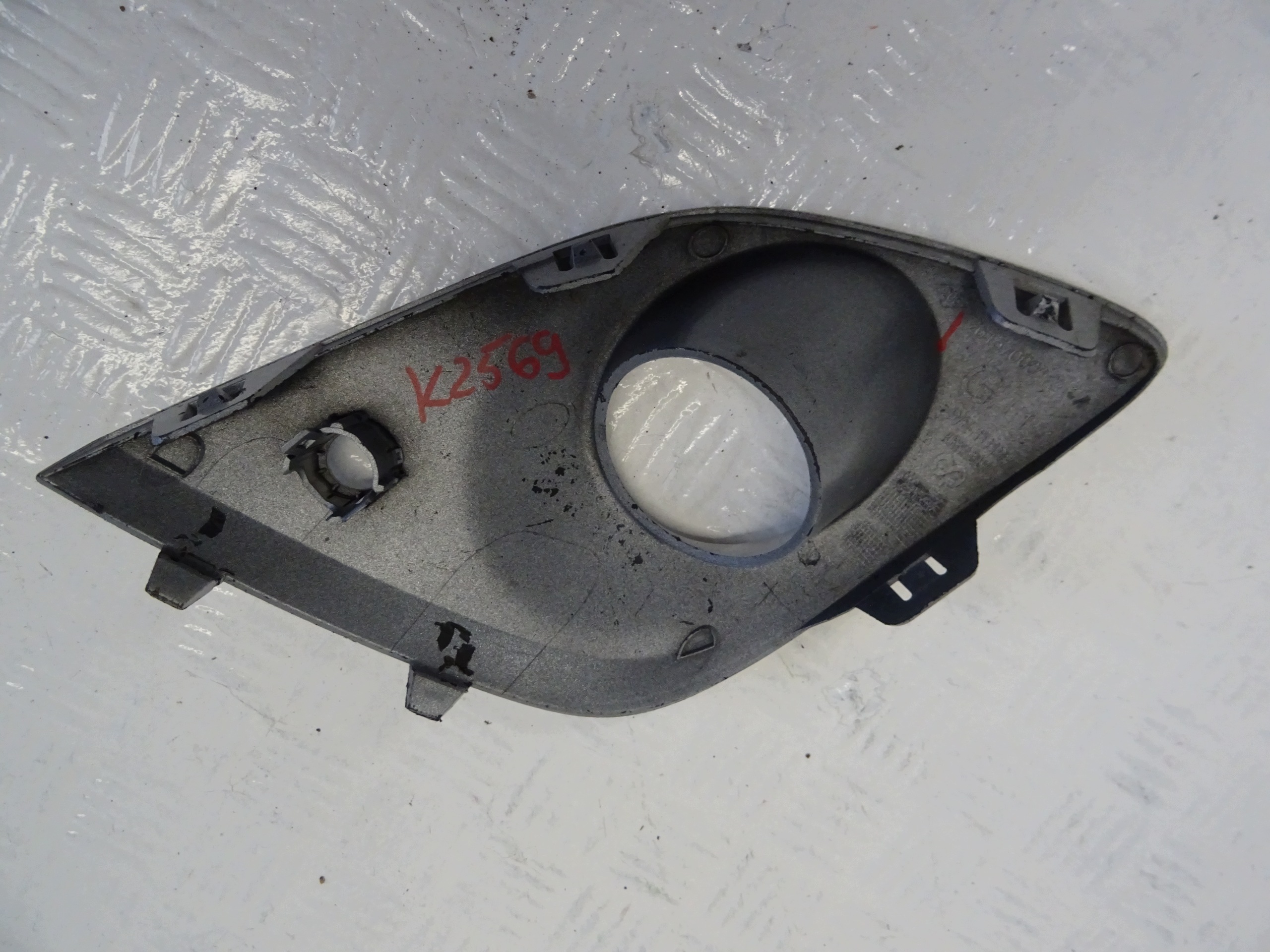 grid of a bumper left front RENAULT SCENIC III 261570001R