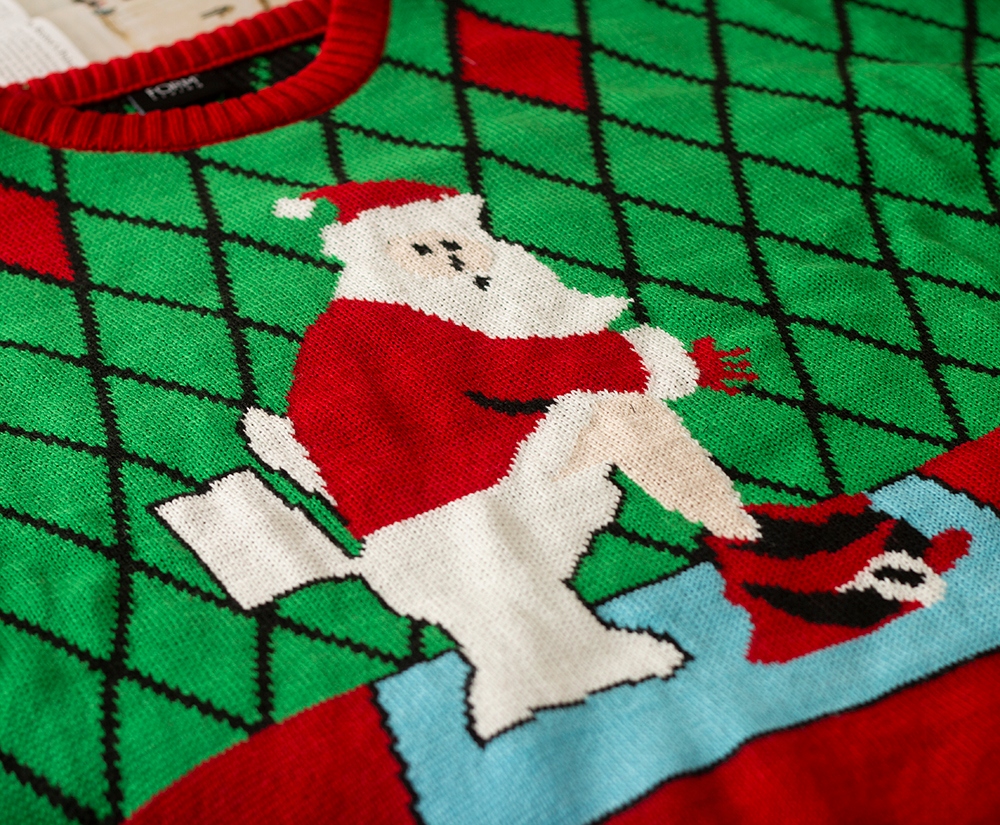 SWETER ŚWIĄTECZNY DLA DWÓCH OSÓB mikołaje Model -