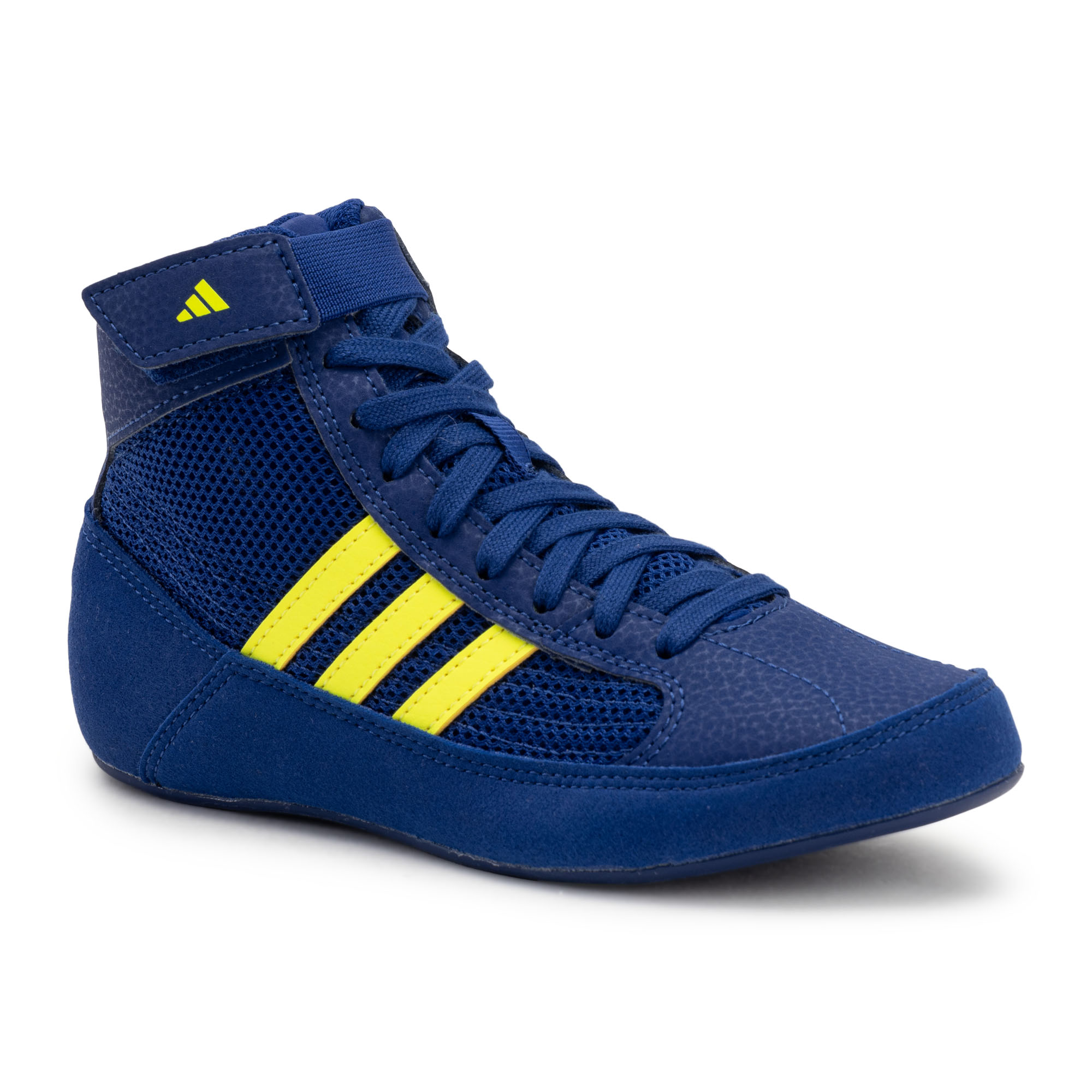 Buty zapaśnicze dziecięce adidas Havoc 2 blue yellow 29 Eu