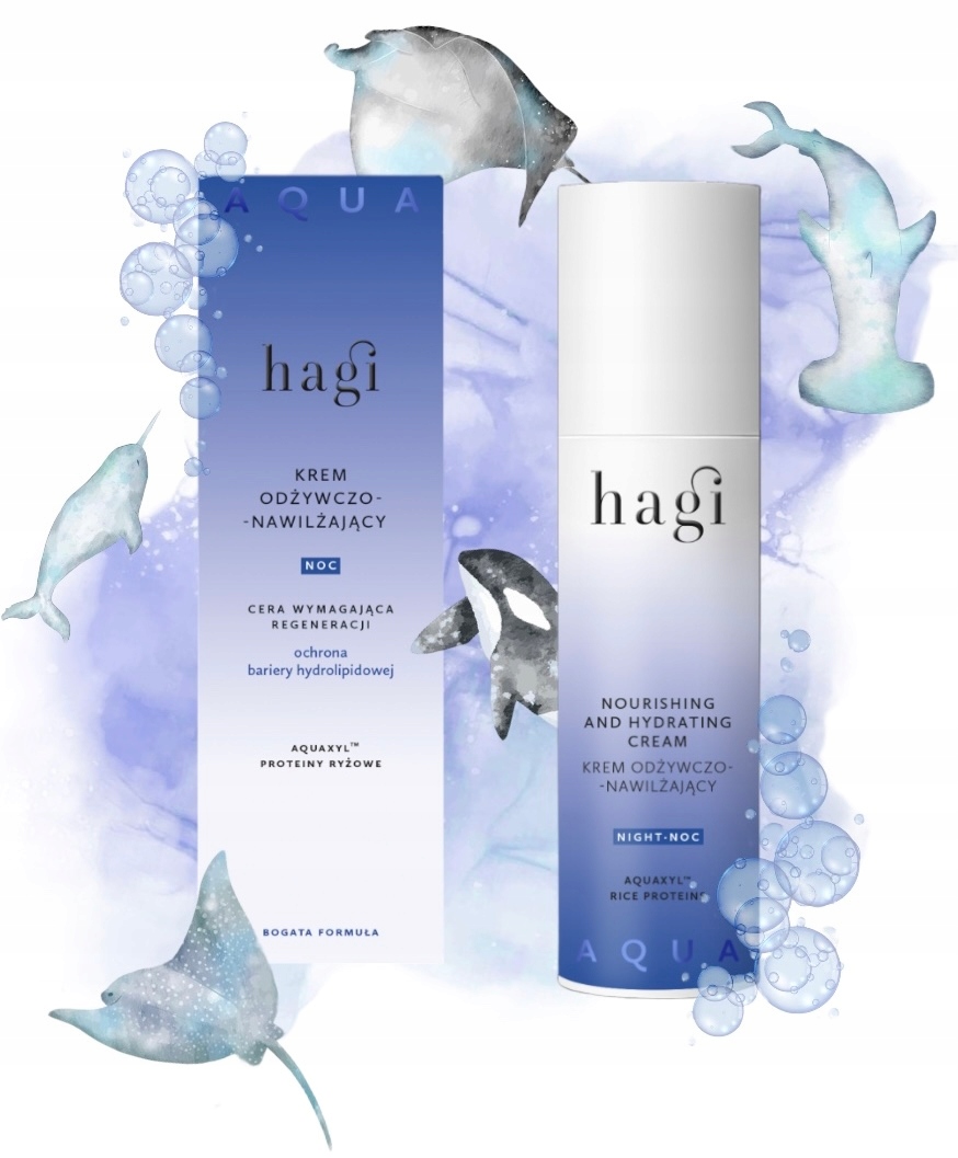 HAGI_Aqua Zone noční vyživující a hydratační krém 50 ml