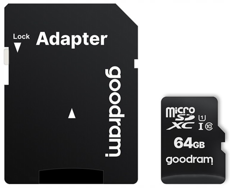 Karta pamięci MicroSD GOODRAM 64GB UHS I + adapter