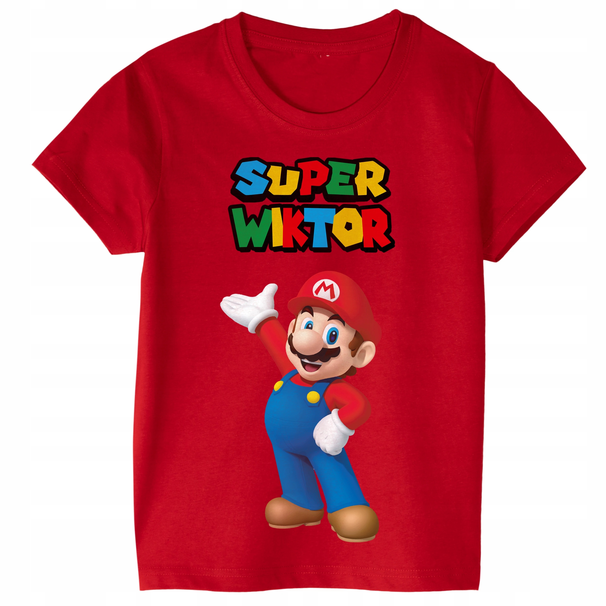

Super Mario Koszulka T-Shirt Dziecięcy z Imieniem
