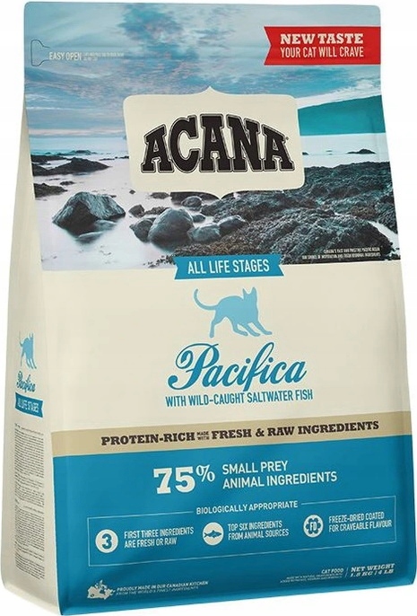 Levně Acana Cat Pacifica suché krmivo pro kočky všech plemen 1,8 kg