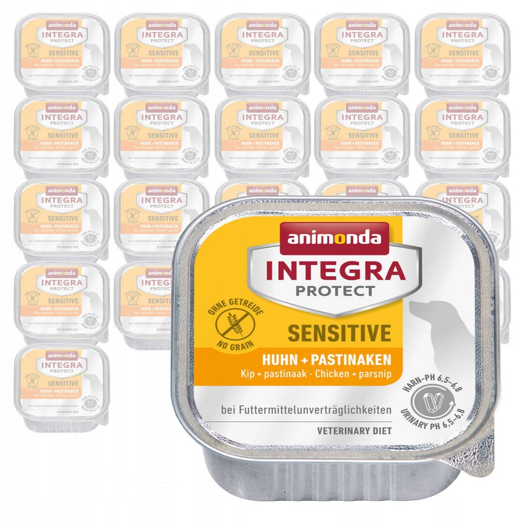 Animonda Integra Protect Sensitive 22x150g Mokra Karma z Kurczakiem Dla Psa