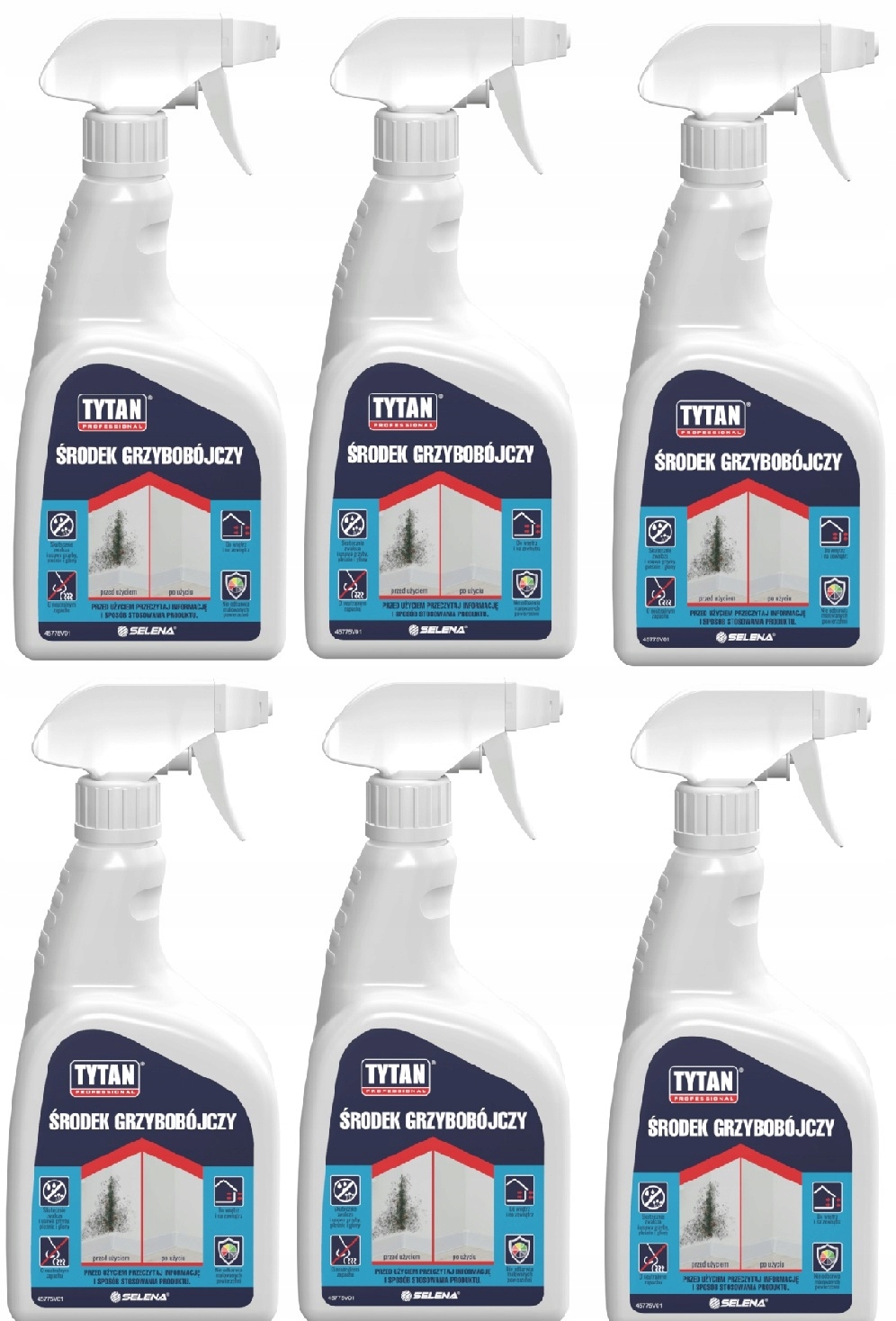 Levně 6xTYTAN protiplísňový přípravek na plísně 500 ml