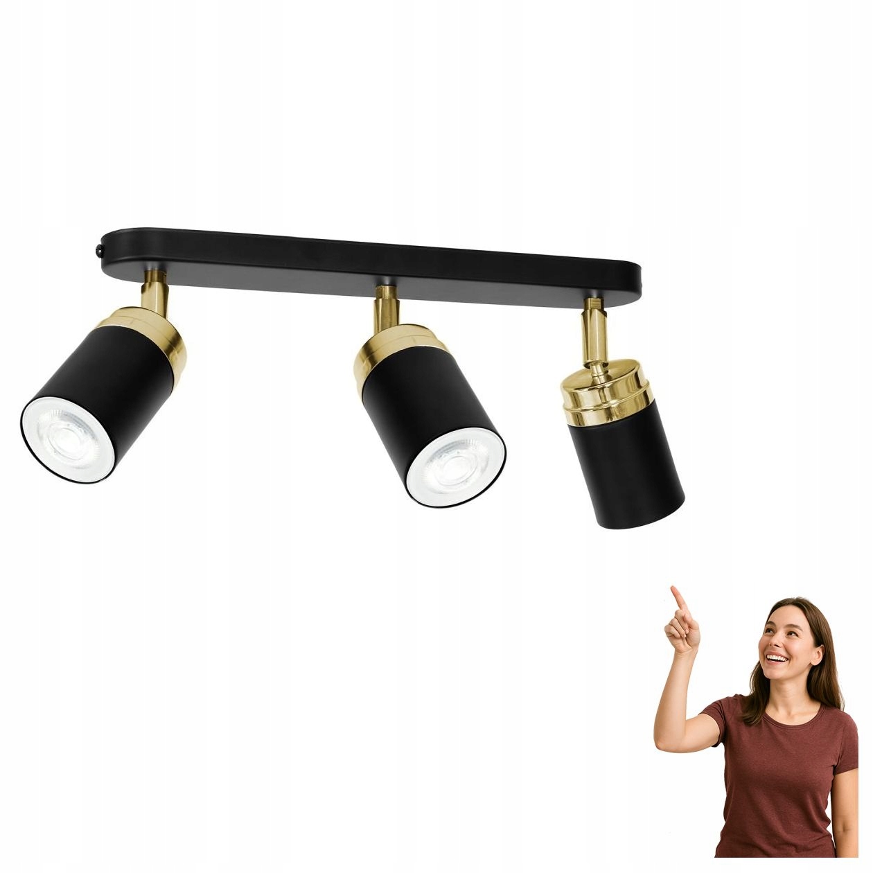 Trojitá reflektorová spotová lampa Reno 5165 Luminex