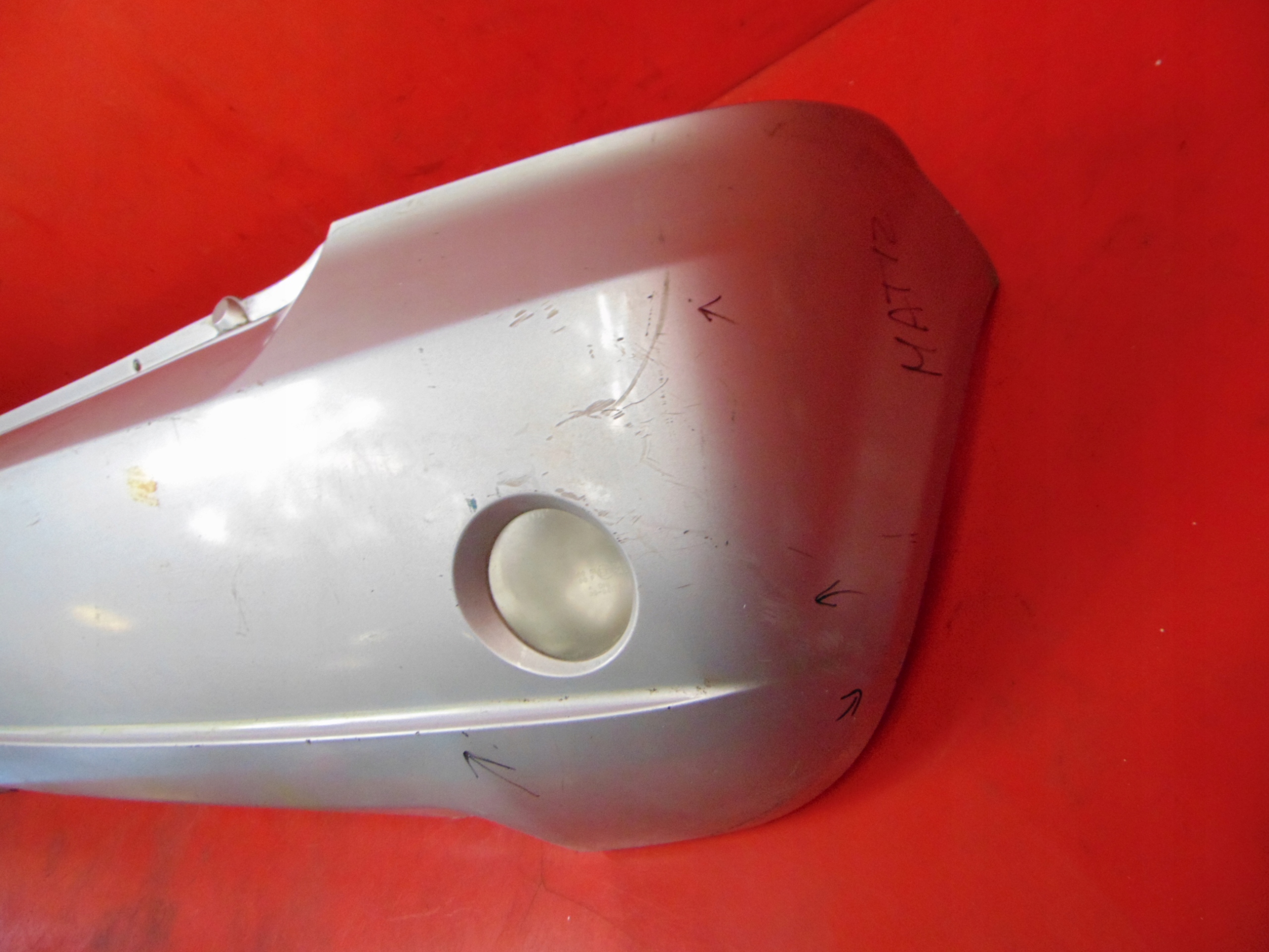CHEVROLET MATIZ II SPARK 05- bumper rear rear part
