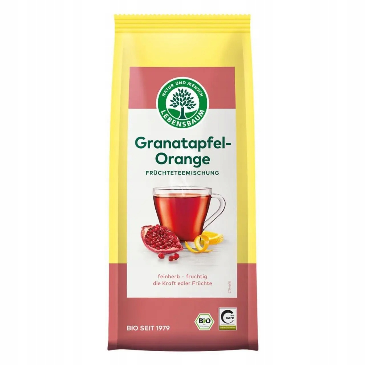 Granátový Čaj Pomeranč Bio 75 g Lebensbaum