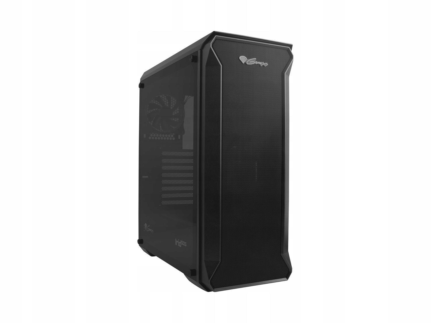 Počítačová skriňa Genesis Irid 505 V2/ Midi Tower/ Transpar./ Čierna Npc…