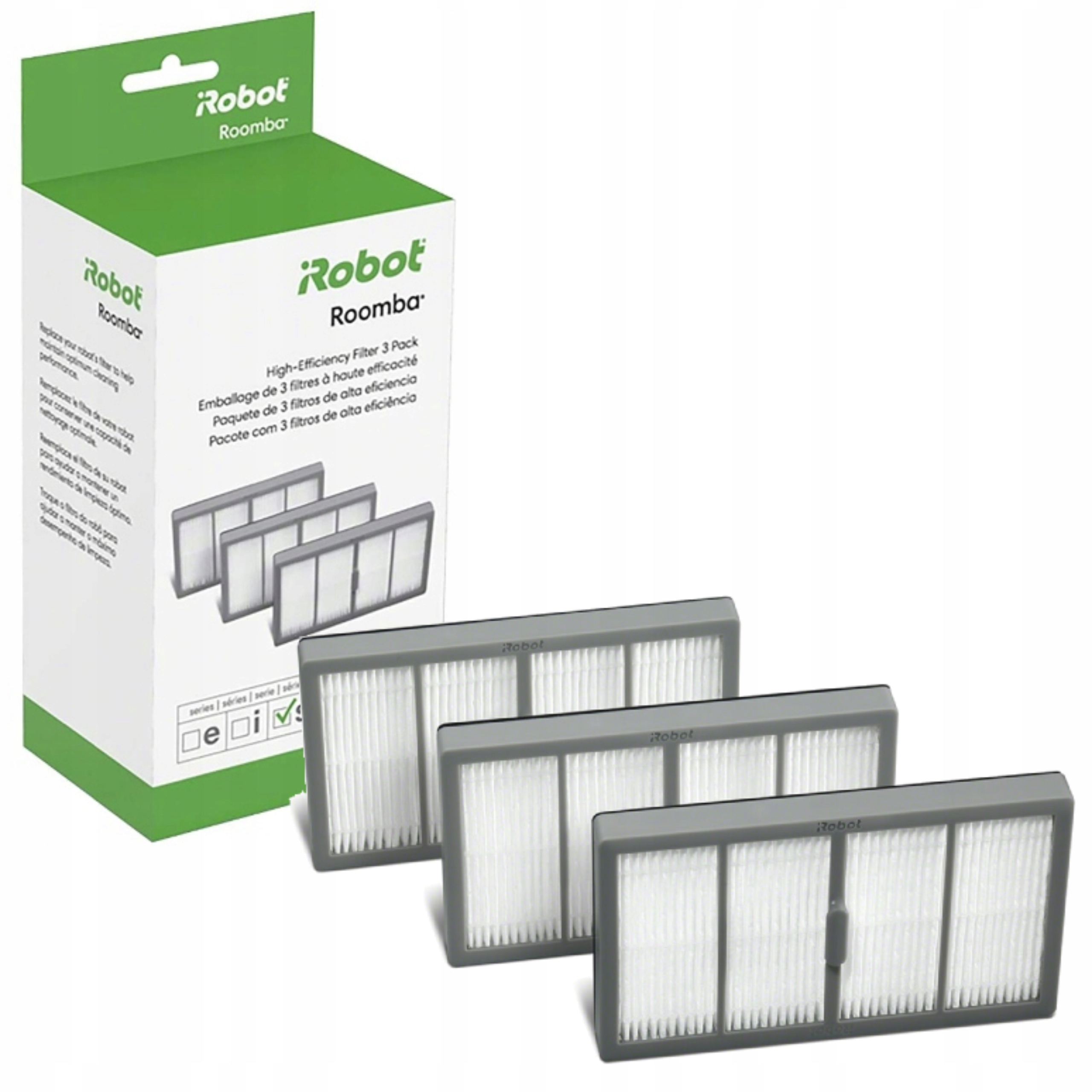 Filtr powietrza do iRobot Roomba S zestaw 3 szt