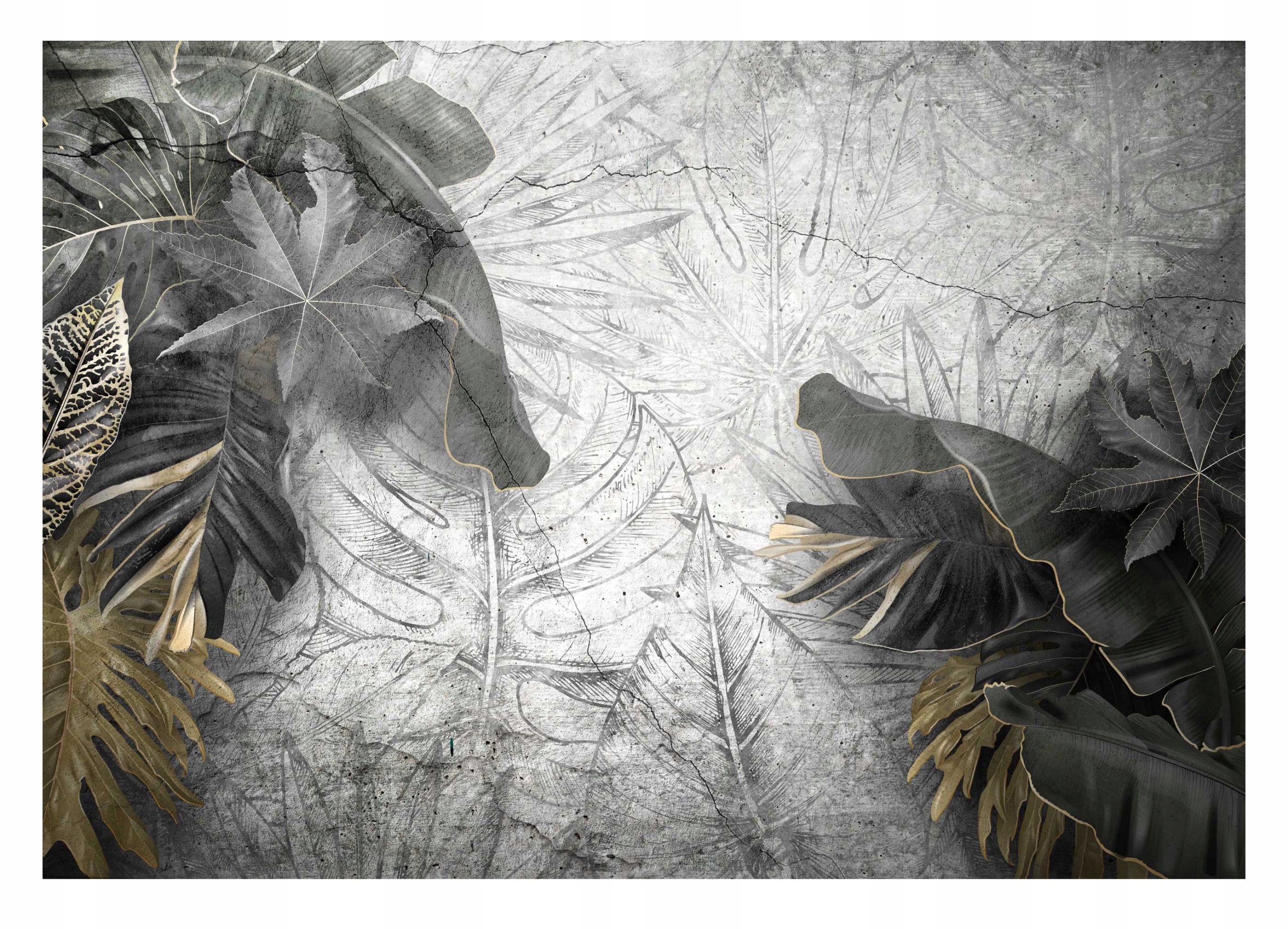 

Fototapeta Liście Beton Imitacja Natura 416x254