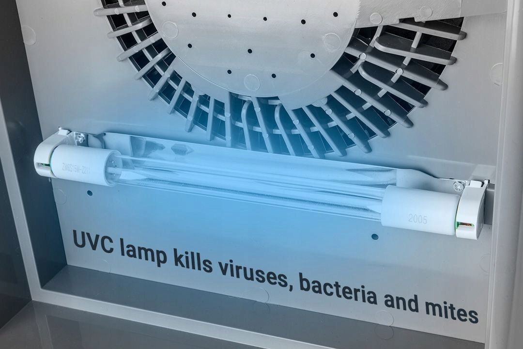 OCZYSZCZACZ POWIETRZA 6w1 LAMPA UVC JONIZATOR 4 STOPNIE SYSTEMY FILTRACJI Model 90-127