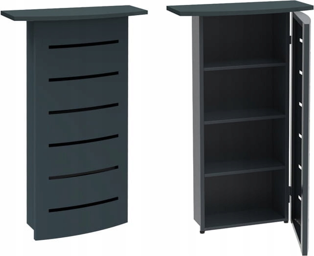 Toaletka Komoda Szafka Szara do Przedpokoju Home