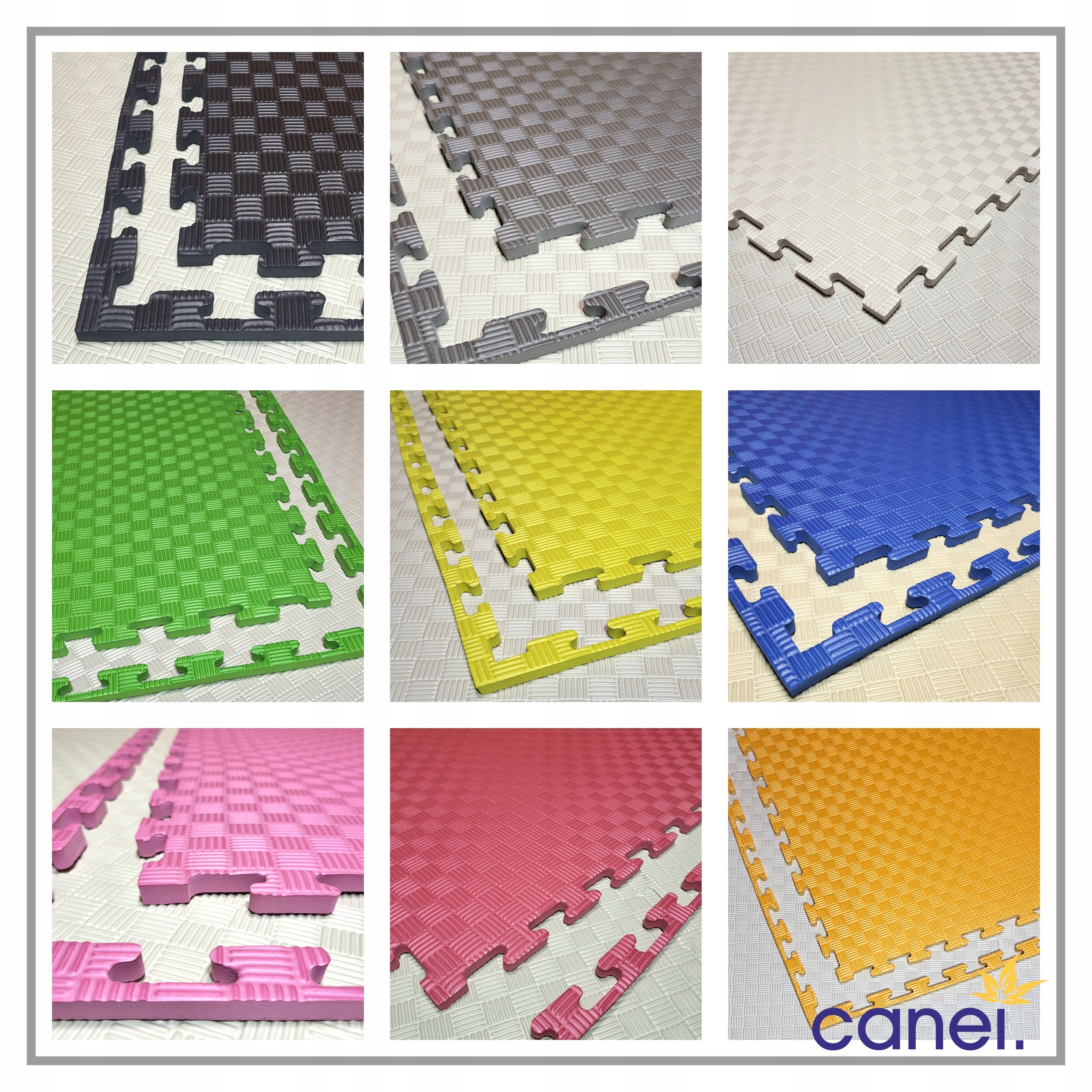 MATA do ĆWICZEŃ PUZZLE PIANKOWE GRUBA z PIANKI EVA 1m² PODŁOGĘ 1,5 cm Materiał pianka EVA