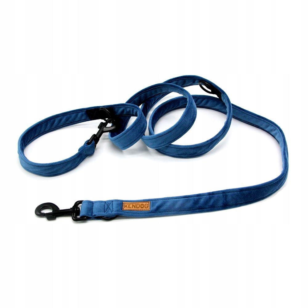 KenDog Smycz przepinana Velvet Blue 200cm