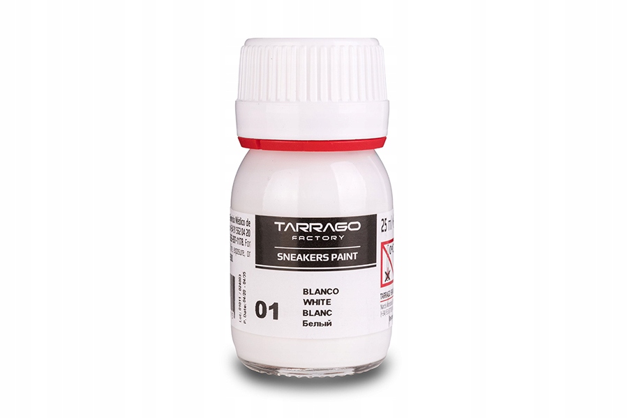 

Farba Do Skóry Tarrago Sneakers Paint Biała 25 ml