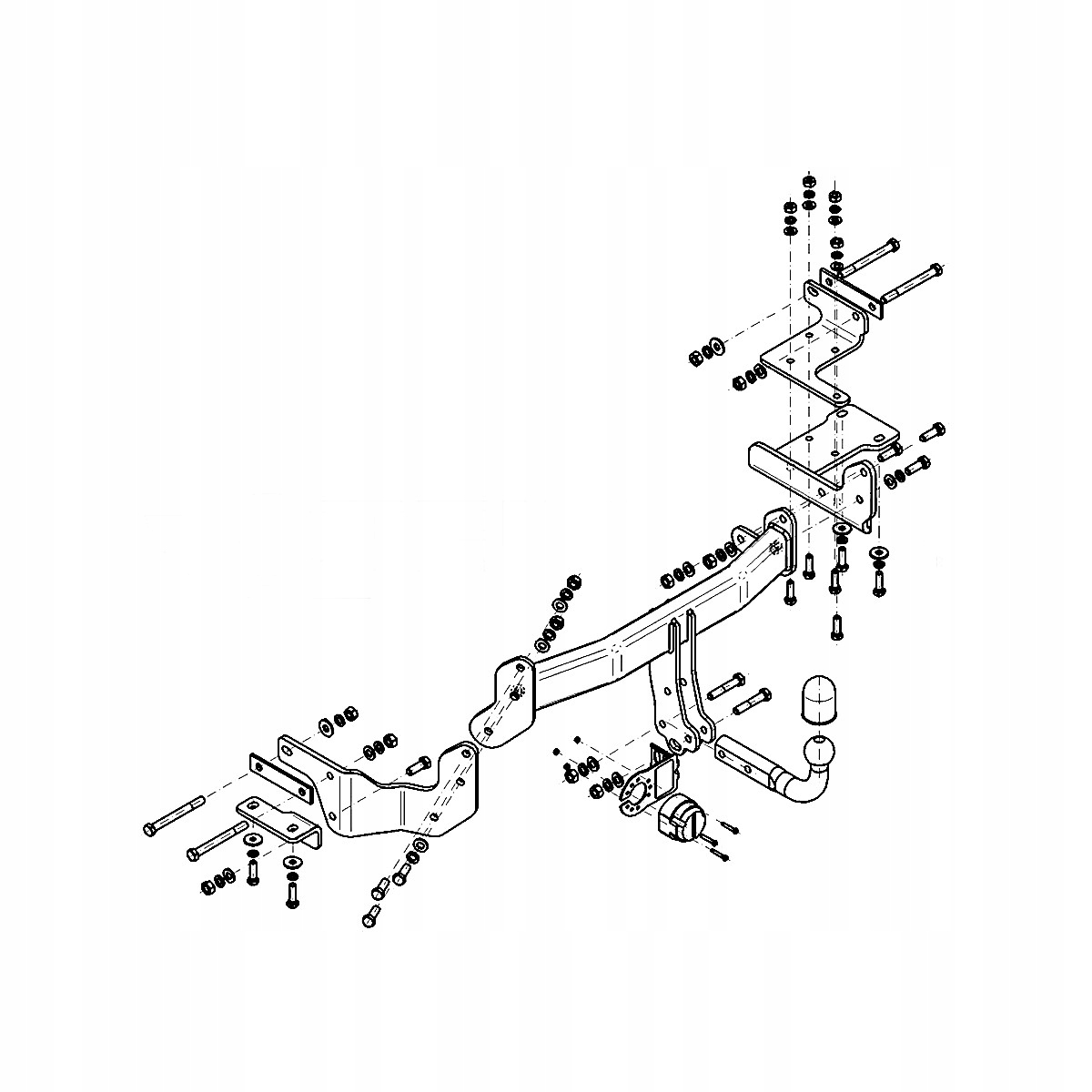 Hak holowniczy Kia Sorento III UM 3 SUV 15-19 MODUŁ WIĄZKA 13 PIN GRATIS Producent Steinhof