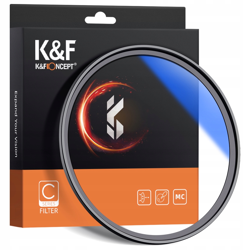 

Filtr Uv 82mm Hd MC seria C powłoki Slim K&f