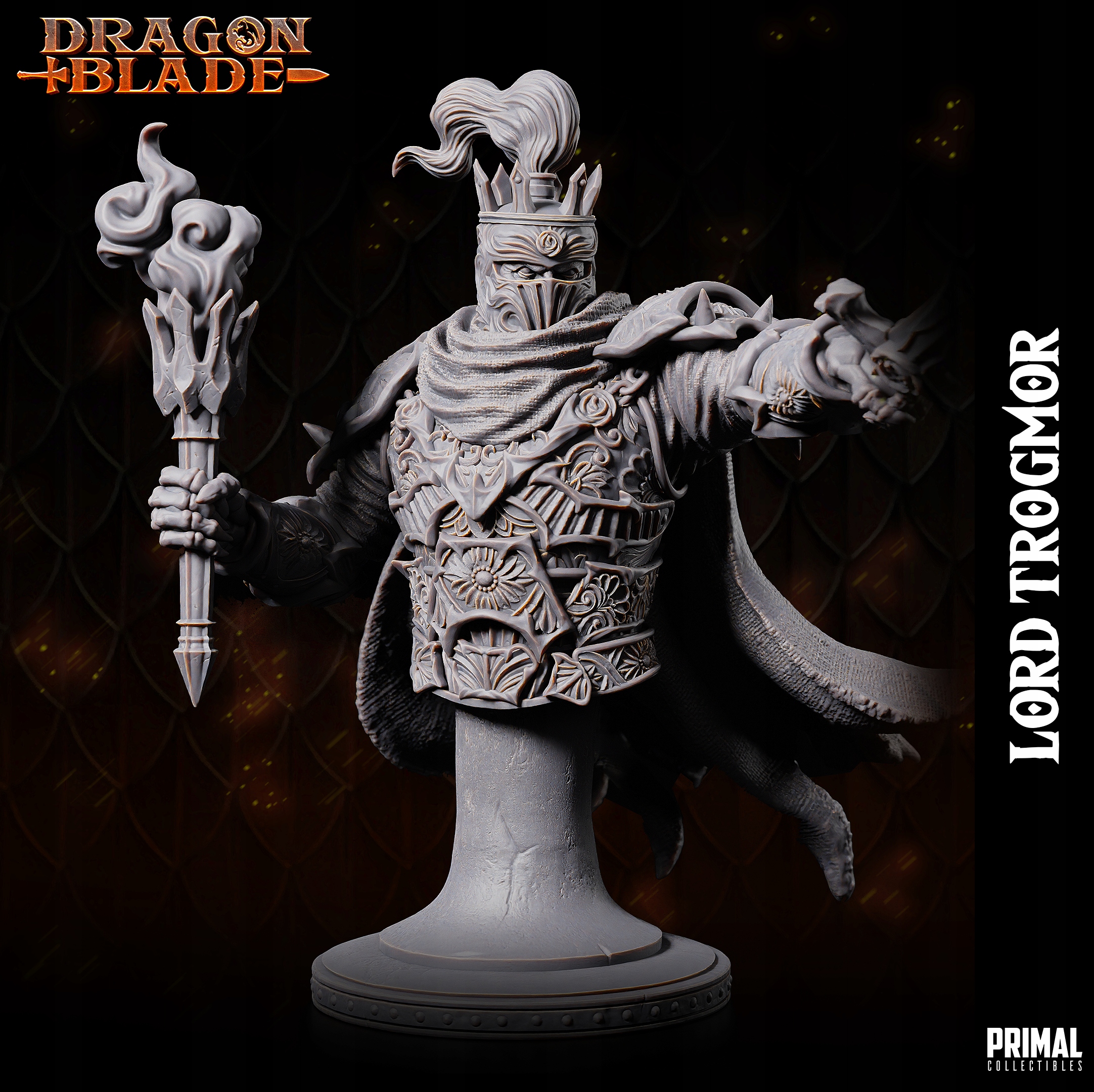 Rytíř smrti Boss Lord Trogmor Bust Primal Collect
