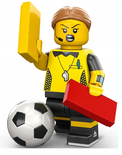 LEGO MINIFIGURES 24 71037 Nr1 Sędzia piłkarski