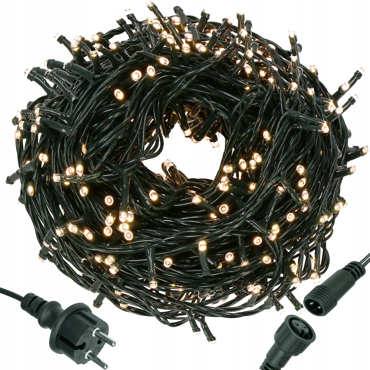 

Lampki Na Choinkę Zewnętrzne Girlanda 500LED Stałe
