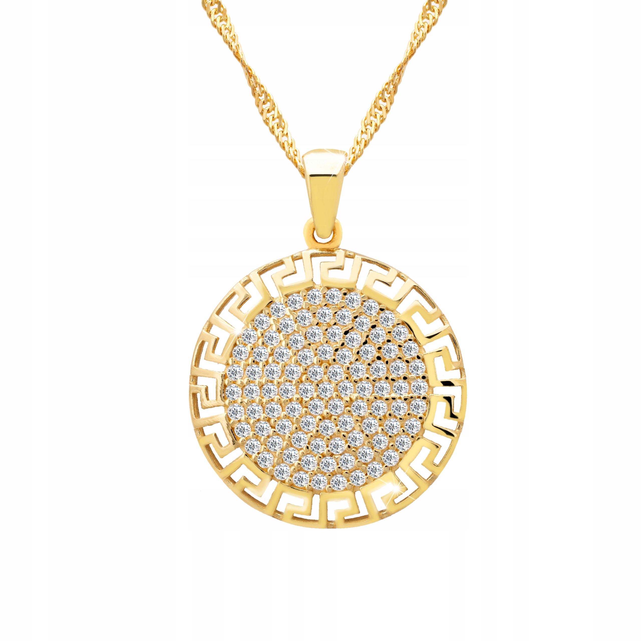 Zlatý Náhrdelník Řecký Vzor Řetízek