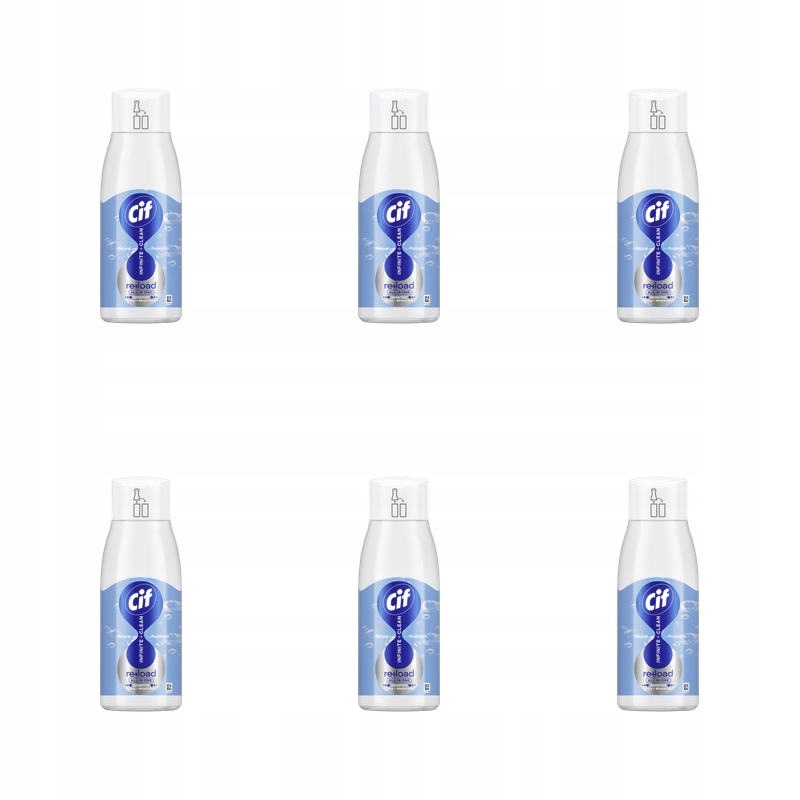 Cif Refill Sensitive Lotus & Mineral Salt 590 ml X6