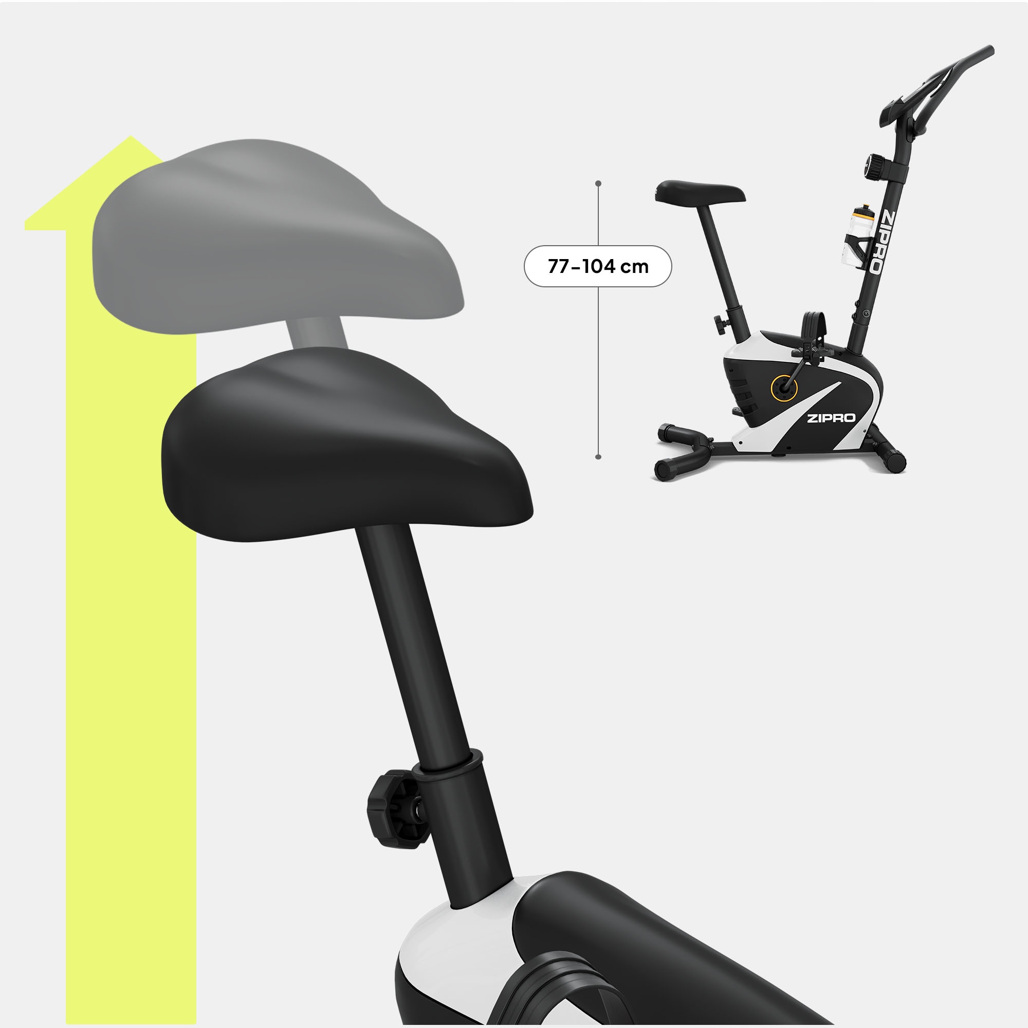 ROWEREK TRENINGOWY Rower stacjonarny Magnetyczny Pionowy - BEAT RS ZIPRO