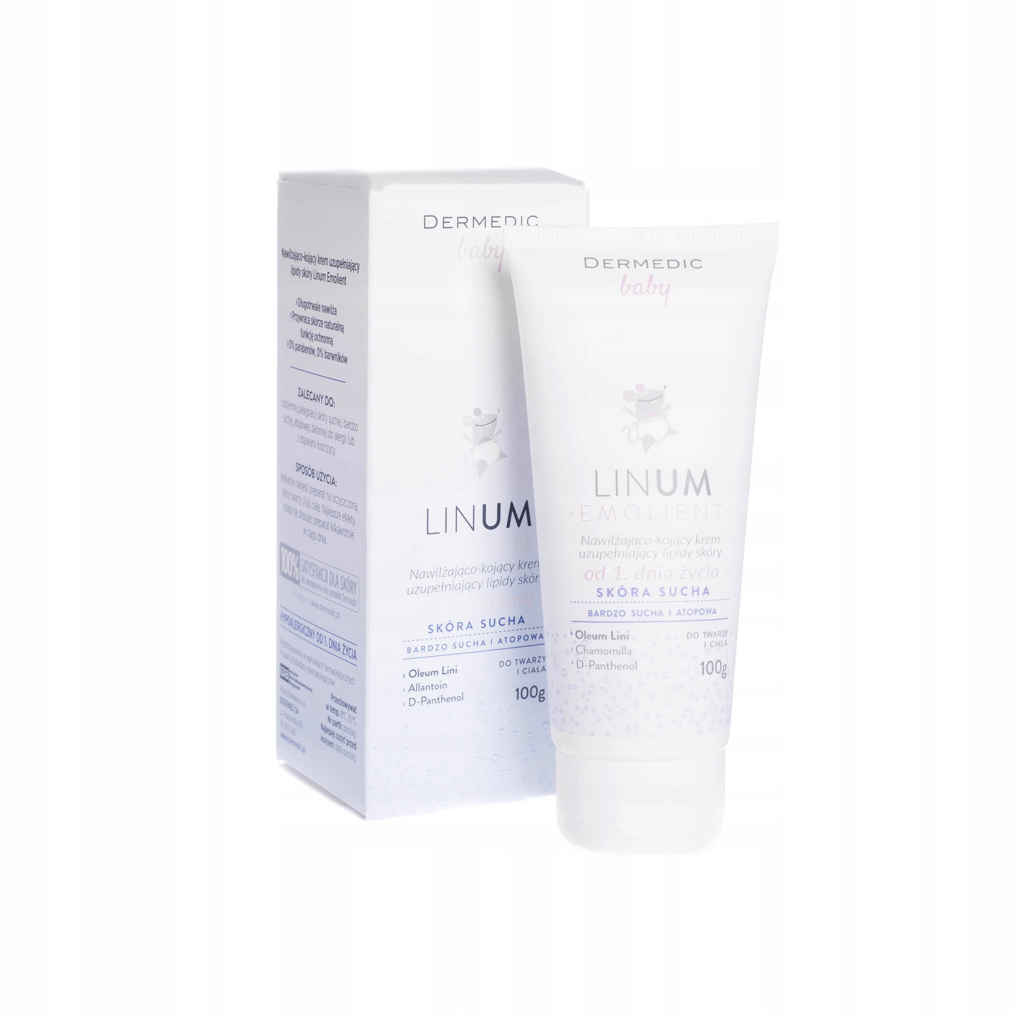 Linum - nawilżająco-kojący krem, 100g