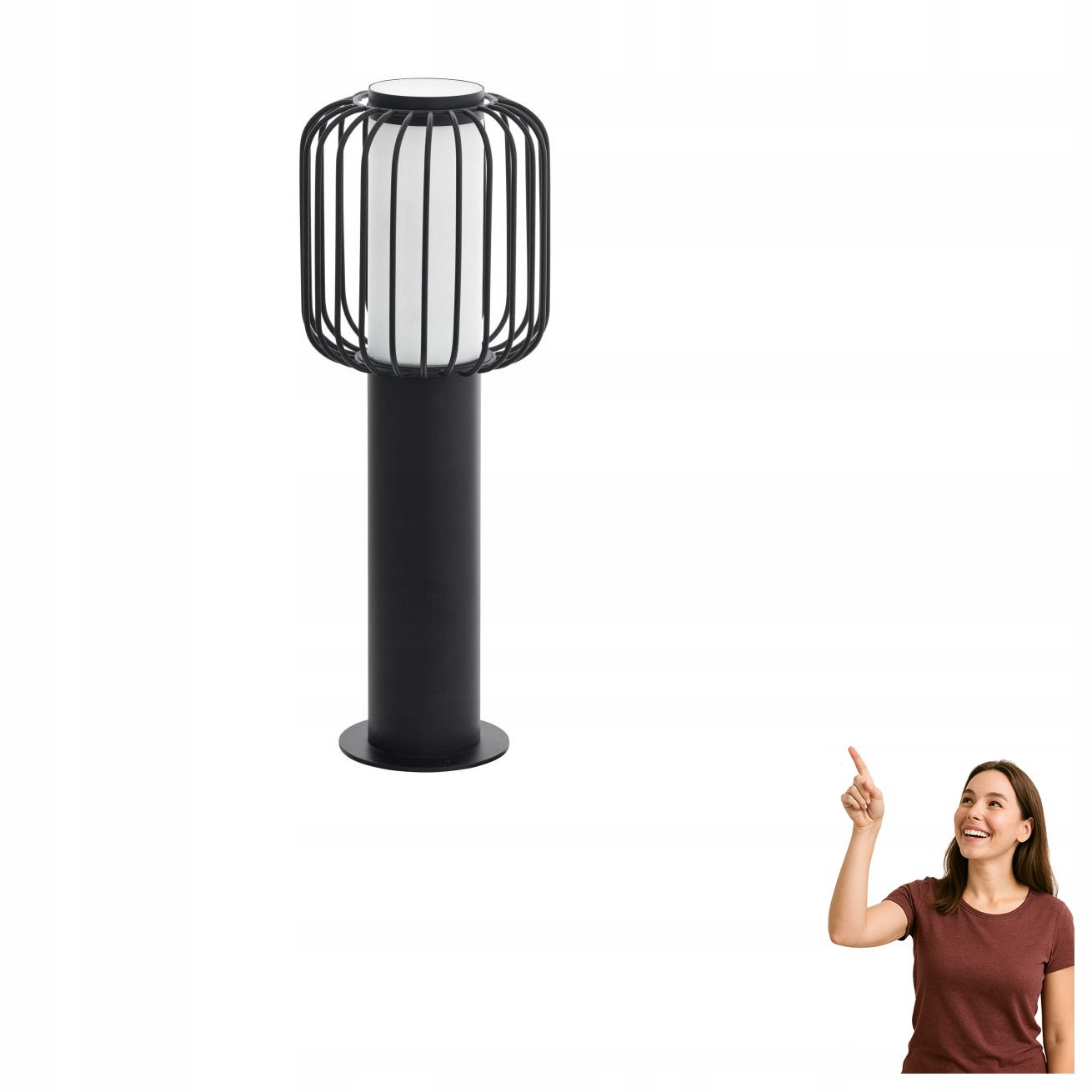 Vonkajšia lampa so záhradným stĺpikom Ravello 98723 Eglo