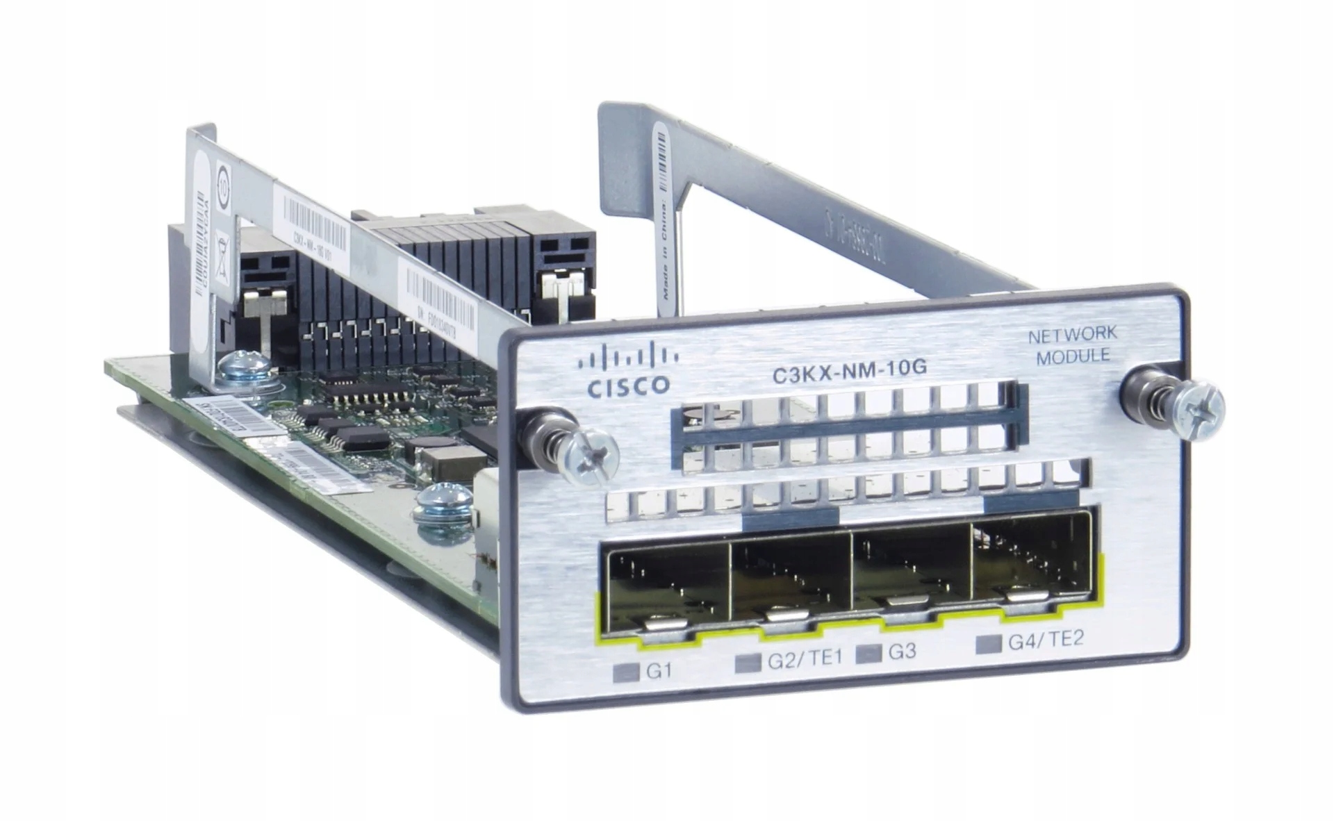 Cisco C3KX-NM-10G 3K-X Network Module 2x 10GbE SFP+/4x 1GbE SFP