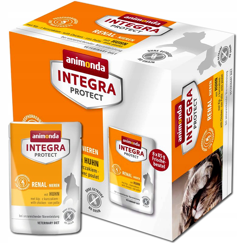 Animonda Integra Protect Renal krmivo pro kočky Kuře 85 g 12 ks