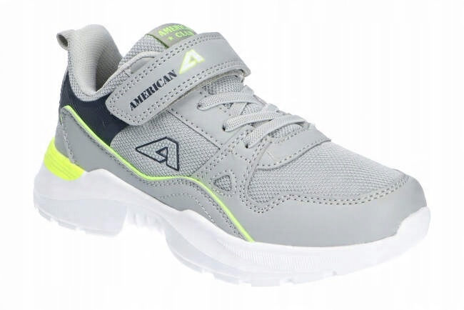 

American AA07 Adidasy Buty Dziecięce Rzep Grey 36