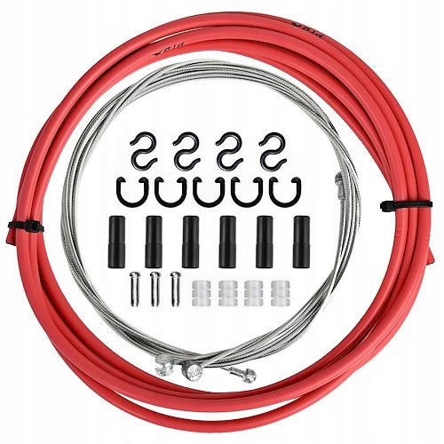Zestaw linek i pancerzy do hamulec Prox 2500 czerwony