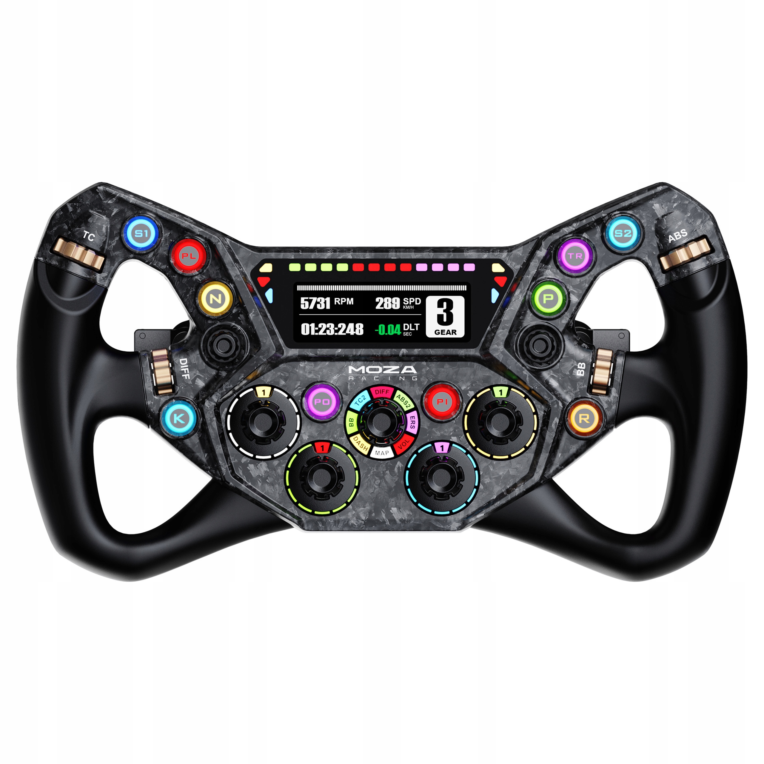 Moza Racing Ks Pro RS095 Volant pre hry SimRacing Led obrazovka