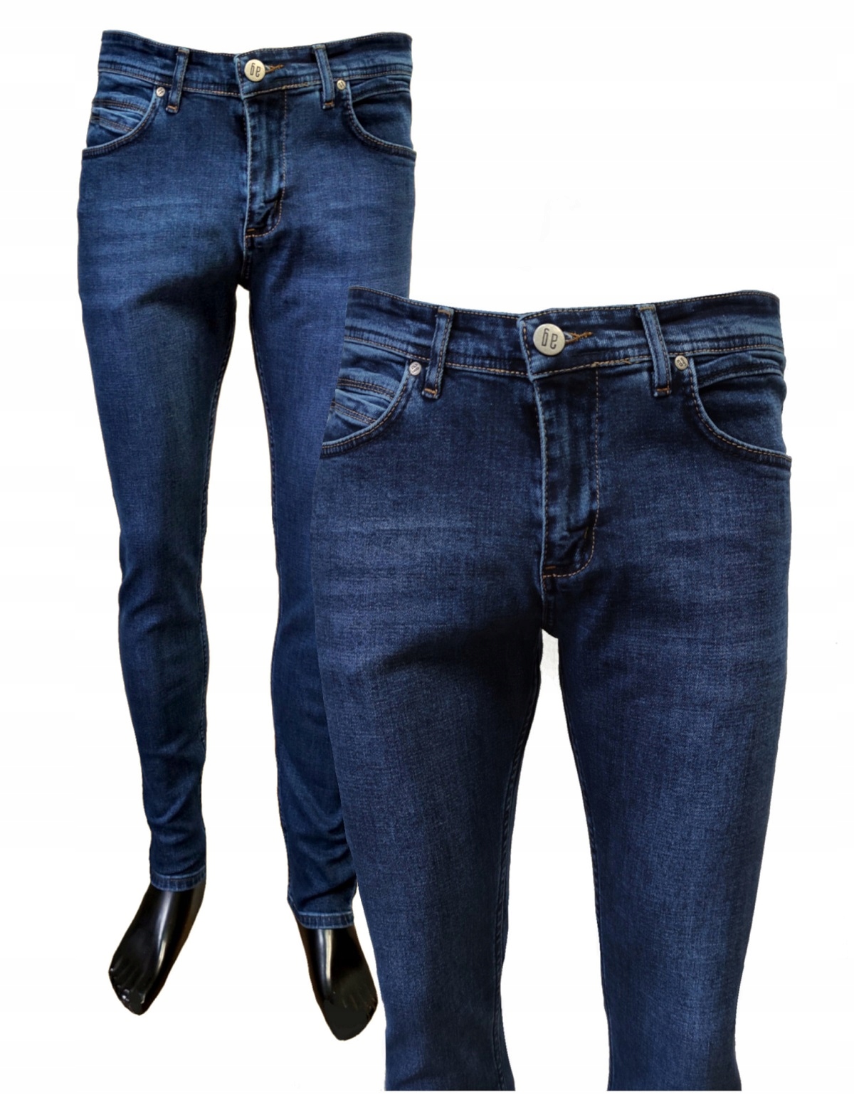 Pánské Džínové Kalhoty Střih Slim 32