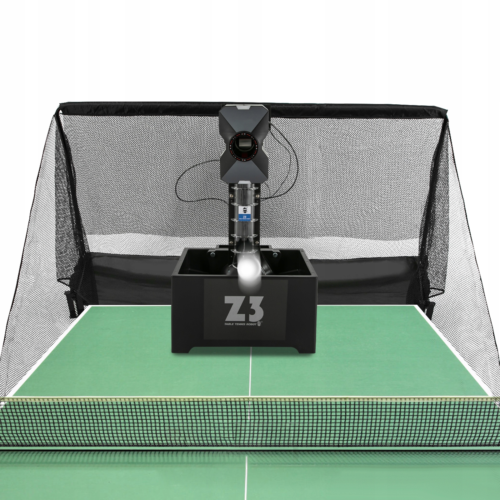 Robot do tenisa stołowego, stoły treningowe do tenisa stołowego z piłeczkami 100-240V