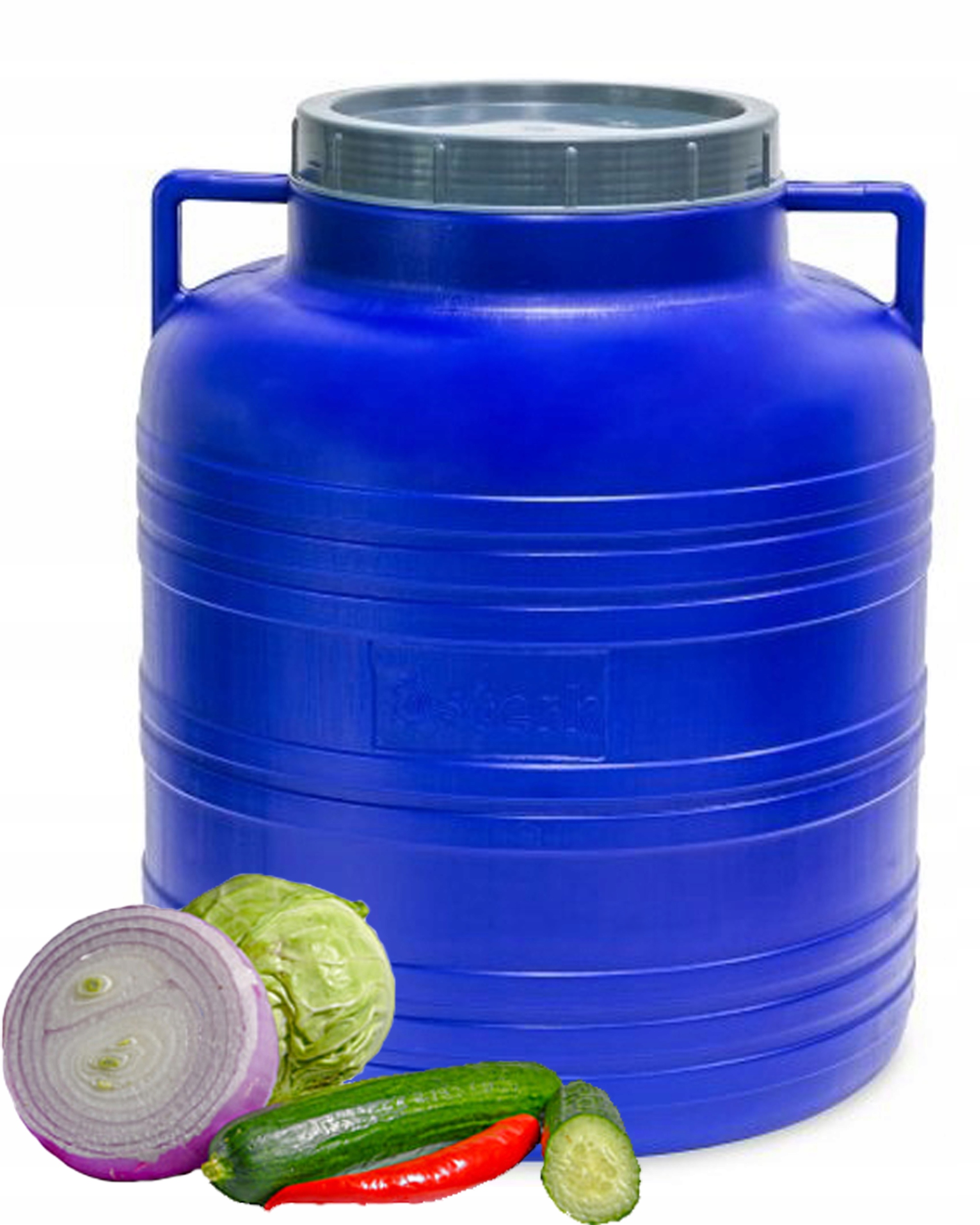 

Beczka Plastikowa 30 L Do Kiszenia Uchwyty Atest