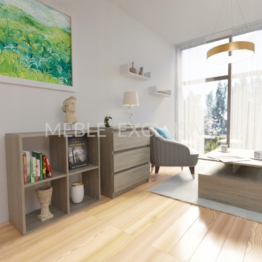 REGAŁ KOMOROWY SZAFKA BIAŁA PŁYTA 18 mm Kolor mebla biały