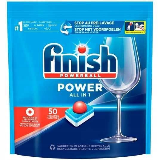 Finish Powerball Power Tabletki do Zmywarki 50szt