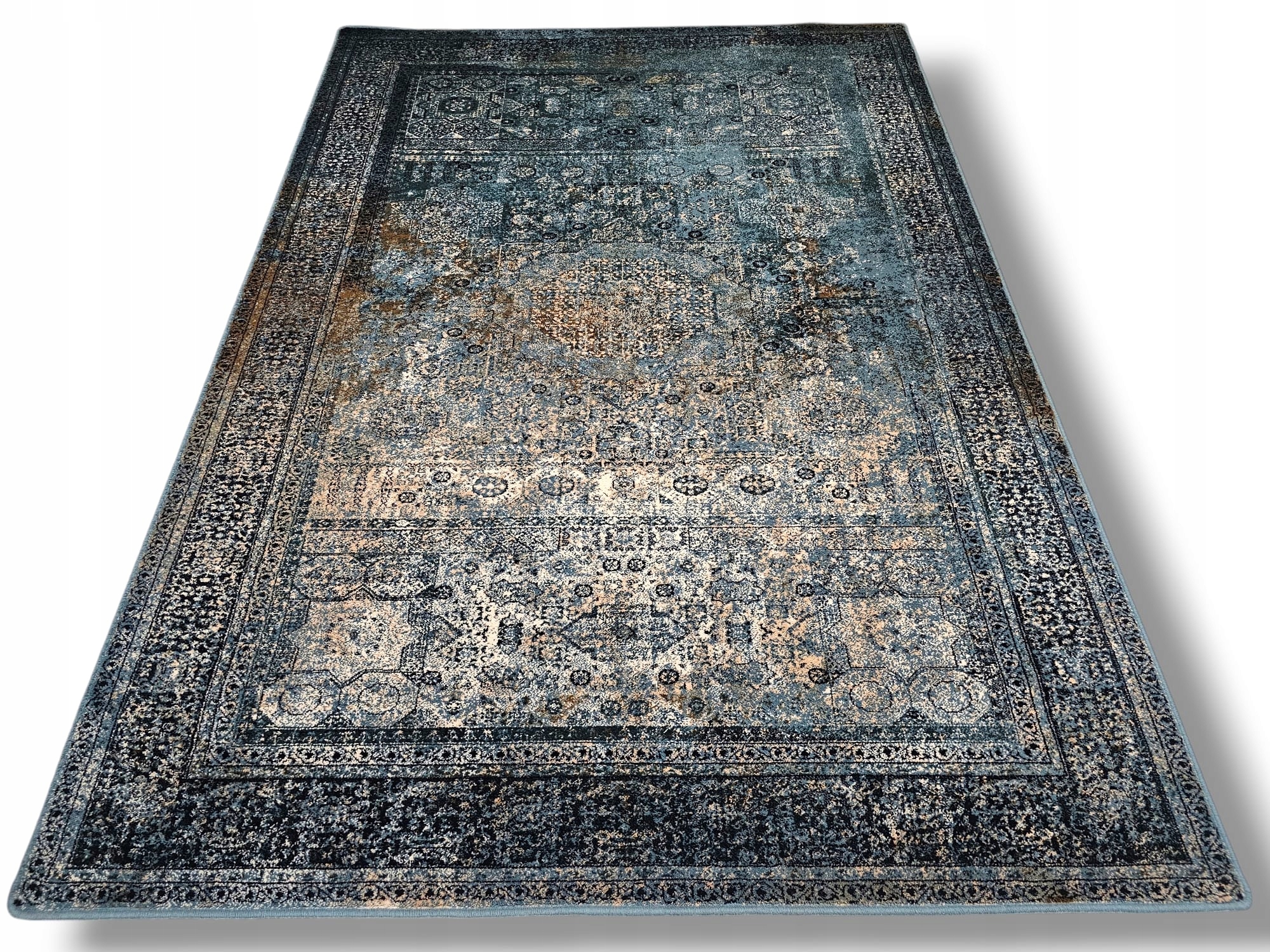 Dywan Omega Mamluk dywilan dark blue 170x235 orient 100% wełna niebieski