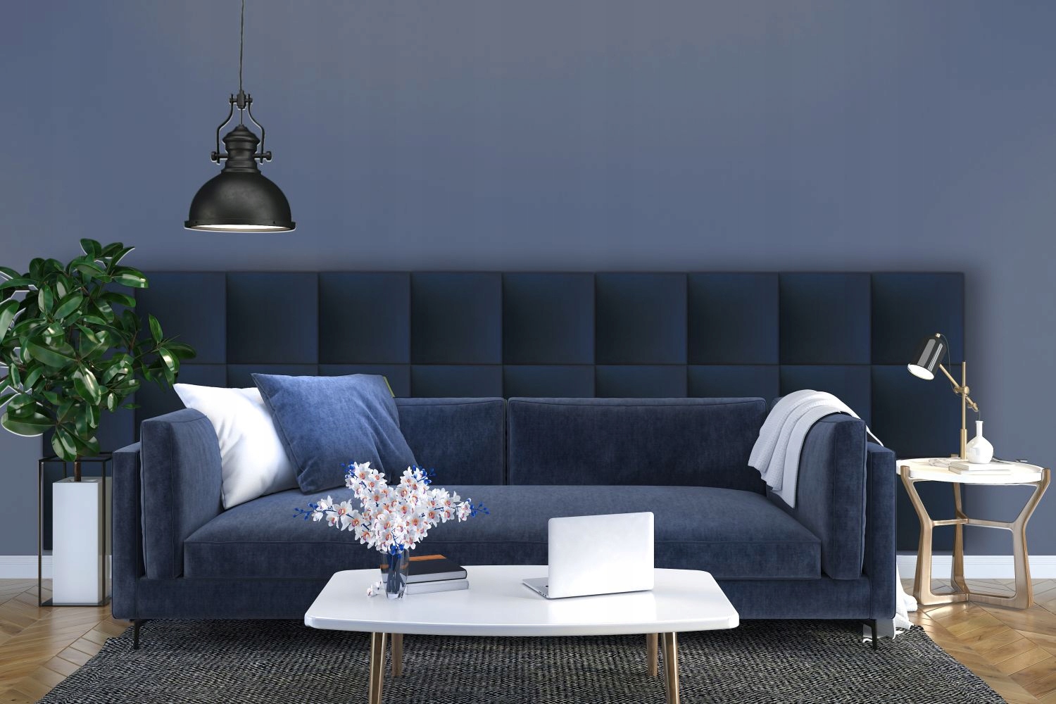 30X30 PANELE TAPICEROWANE ŚCIENNE WEZGŁOWIE WELUR Producent Arkas