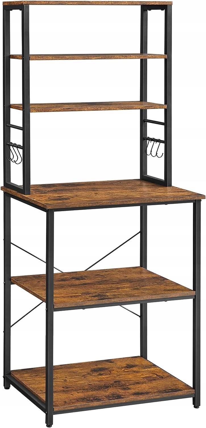 Rustykalna szafka kuchenna regał 6 poziomów LOFT