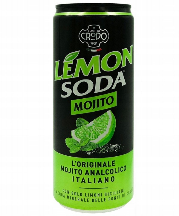 Levně Šumivý nápoj Mojito Soda 7,9 l (24 ks x 330 ml) Terme DI Crodo